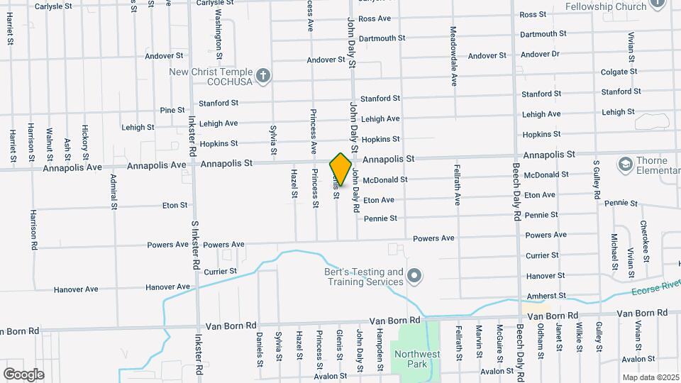 4839 Glenis St Map and Location Details