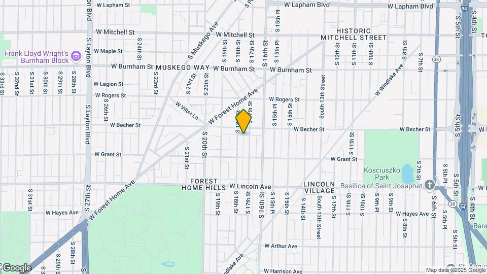 2121-2123 S 17th St Map and Location Details