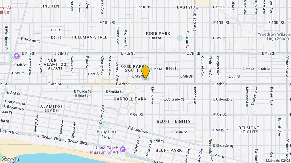 2501 E 4th St Mapa y Detalles de la Ubicación