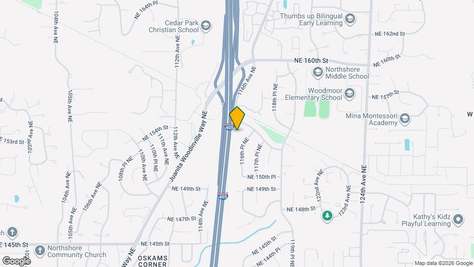 11601 NE 155th St Mapa y Detalles de la Ubicación