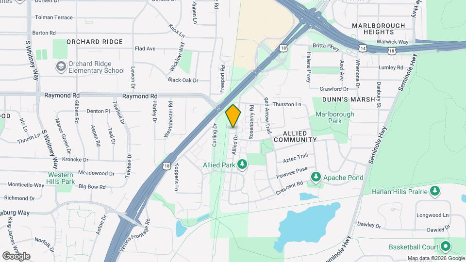 2226-2230 Allied Dr Map and Location Details