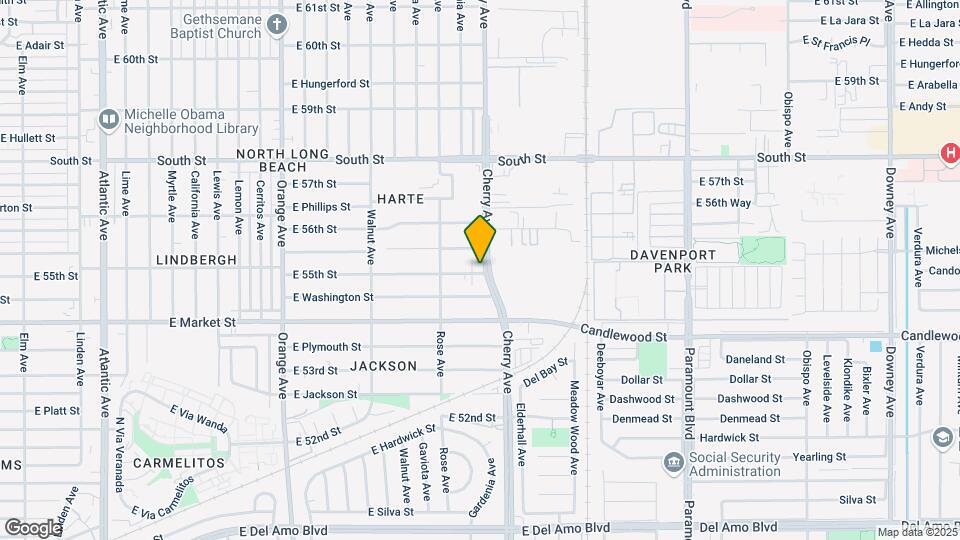 5511 Cherry Ave Map and Location Details