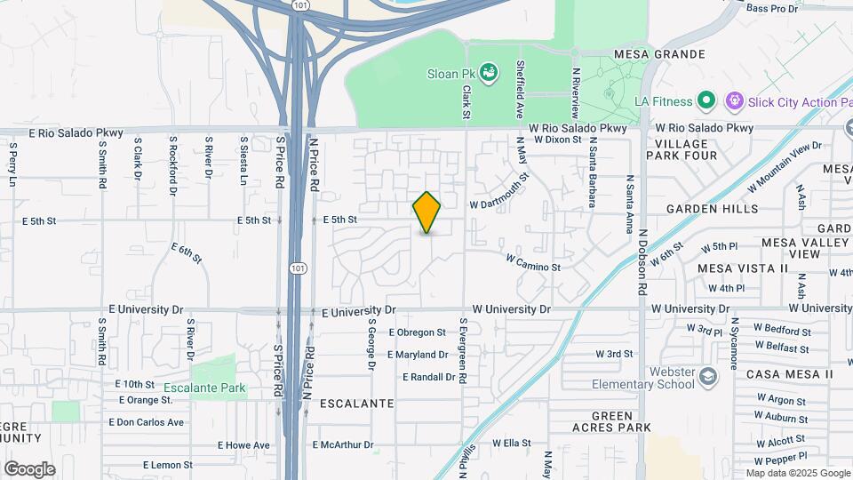 518 S Allred Dr Map and Location Details