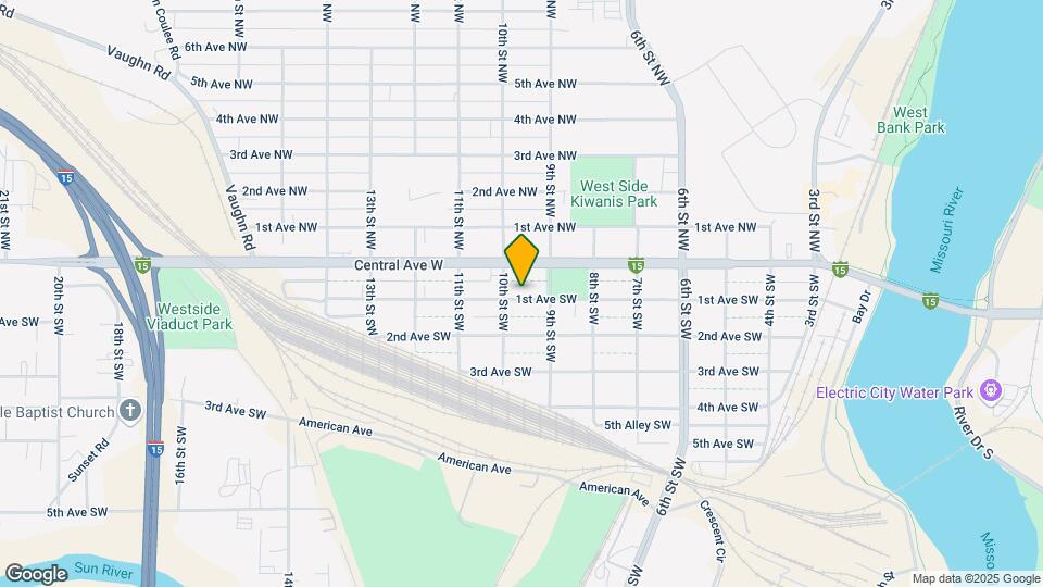 919 1st Ave SW Map and Location Details