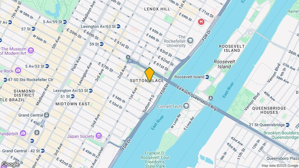 426 E 58th St Map and Location Details