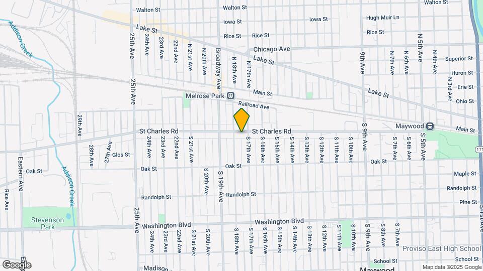 1702-1706 W St. Charles Rd Map and Location Details