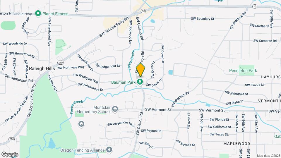 5550 SW Oleson Rd Map and Location Details