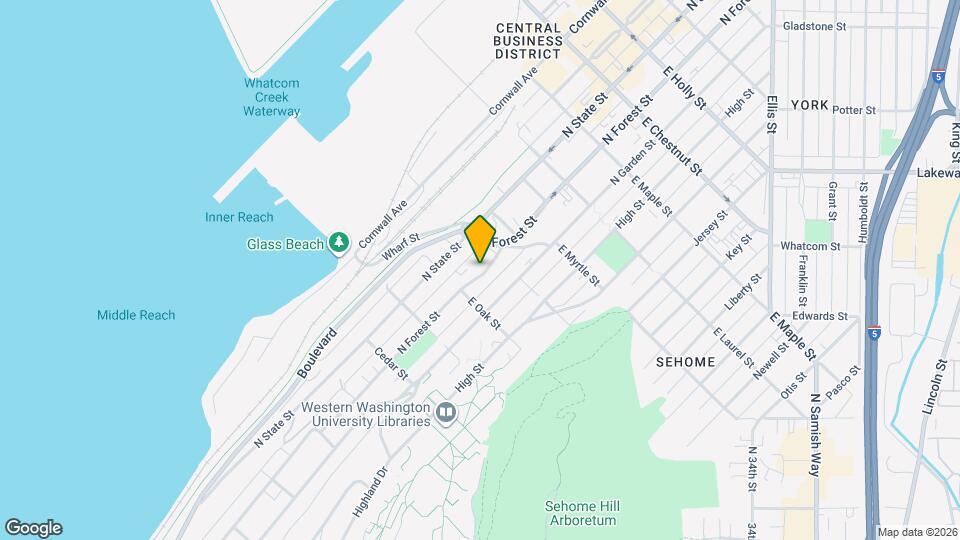 717 N Forest St Map and Location Details