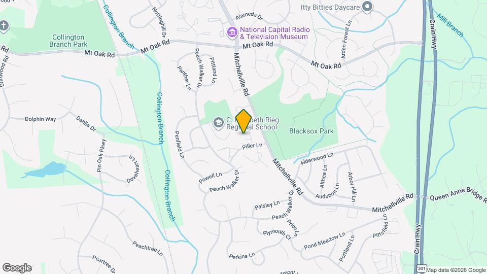 2224 Prince of Wales Ct Mapa y Detalles de la Ubicación