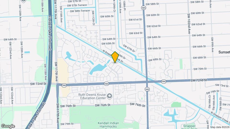 6949 SW 110th Ct Map and Location Details