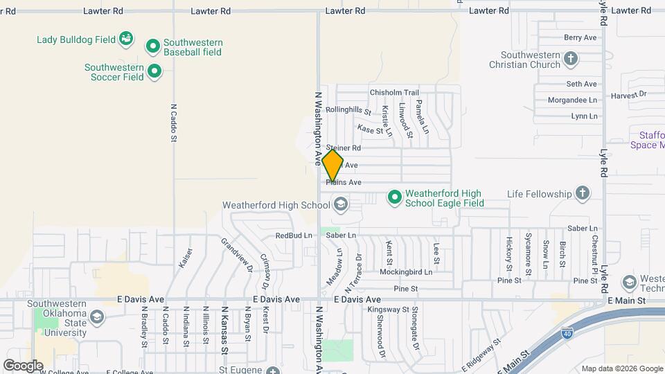 1304 Plains Ave Map and Location Details