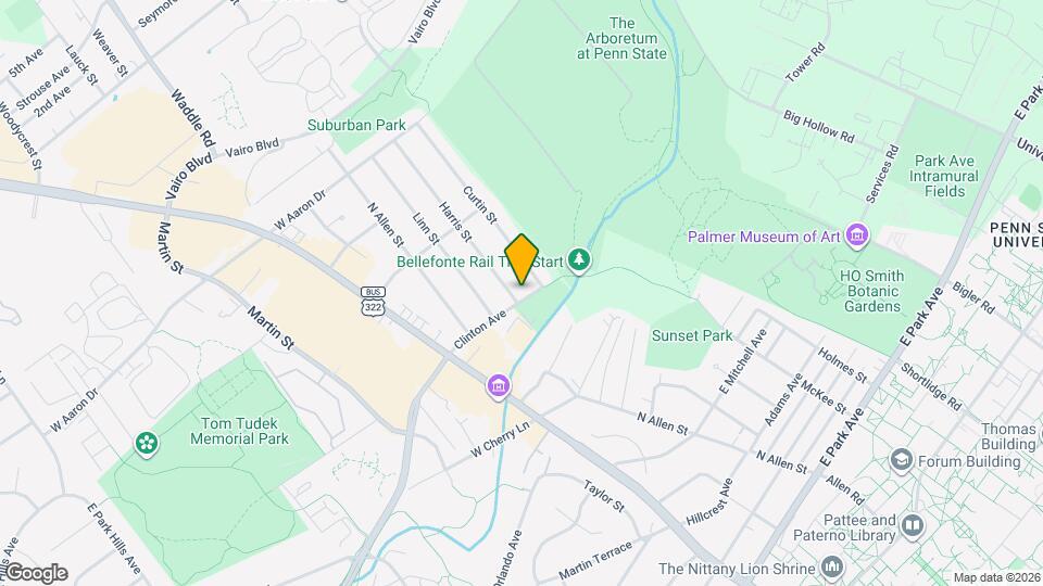 1307 Harris St Map and Location Details