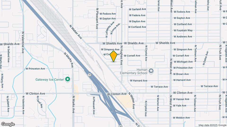 2208 W Princeton Ave Mapa y Detalles de la Ubicación