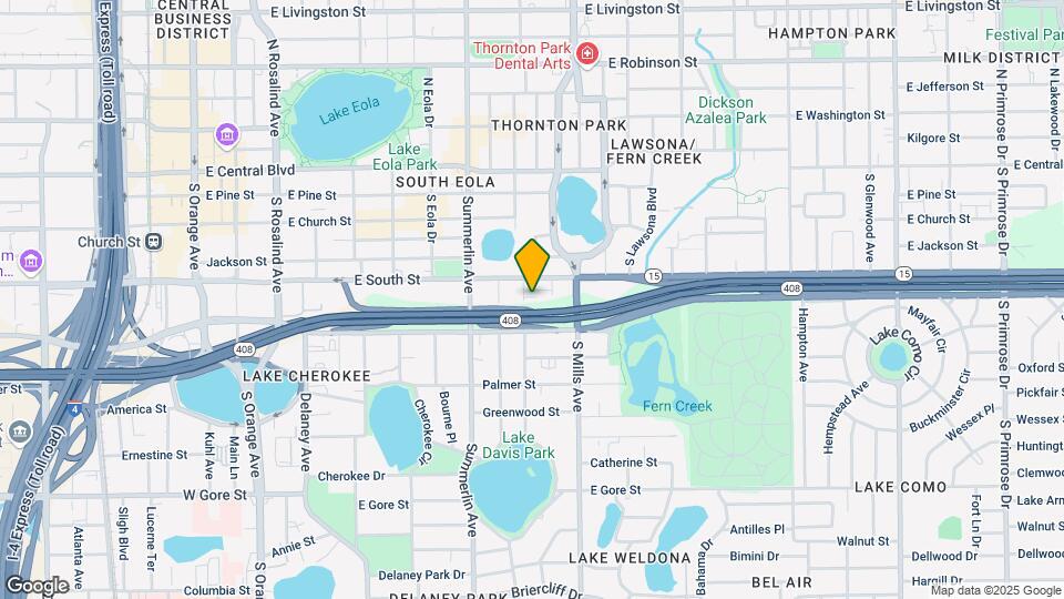 421 S Hyer Ave, Unit B Map and Location Details