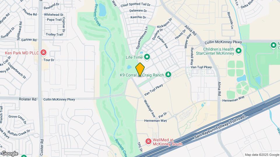 7951 Collin McKinney Pkwy Map and Location Details