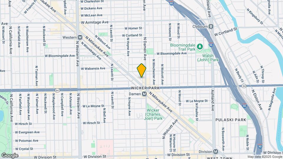 2015 W Concord Pl, Unit A Map and Location Details