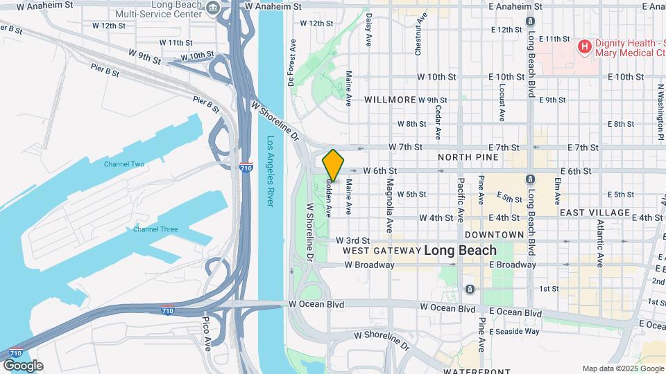 737 W 5th St Map and Location Details