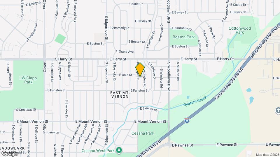 1714 Drollinger St Map and Location Details