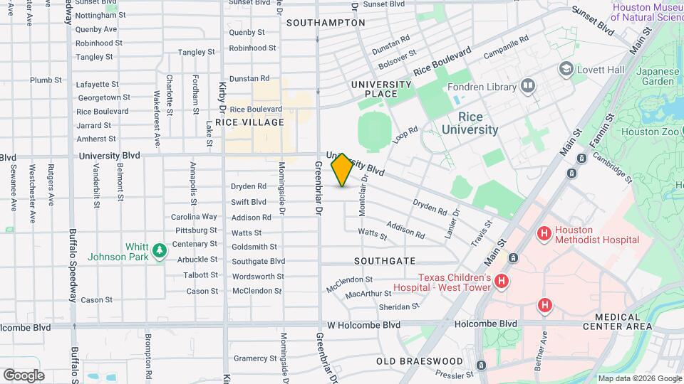 2223 Dryden Rd Map and Location Details