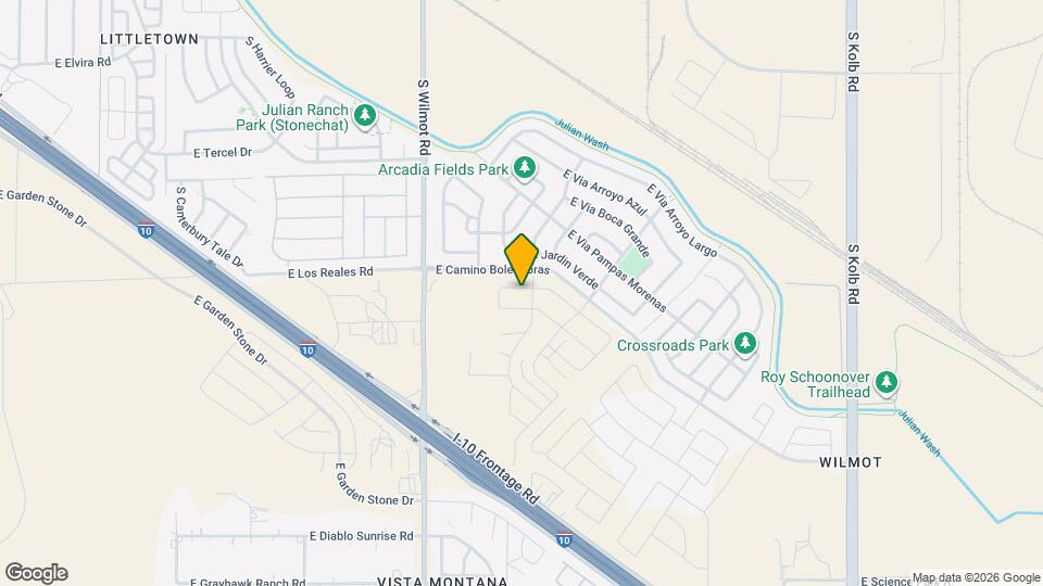 6482 E Paseo Alga Mapa y Detalles de la Ubicación