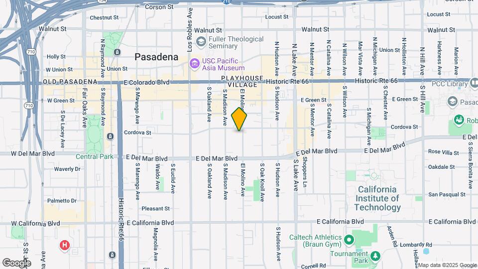 211 S El Molino Ave Mapa y Detalles de la Ubicación