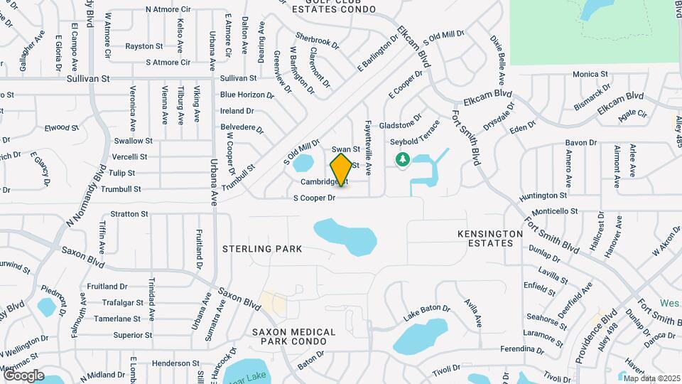 1150 S Cooper Dr Map and Location Details