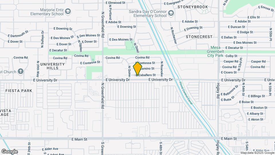 4633 E Caballero St-Unit -1 Map and Location Details