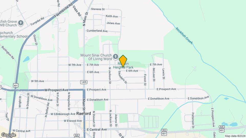 503 E 6th Ave Map and Location Details