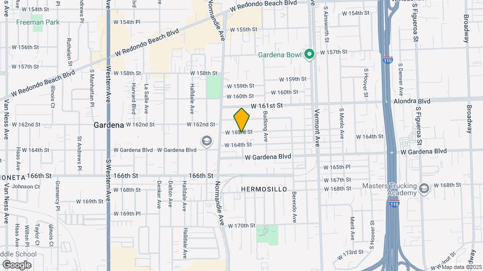 1308 W 163rd St Map and Location Details