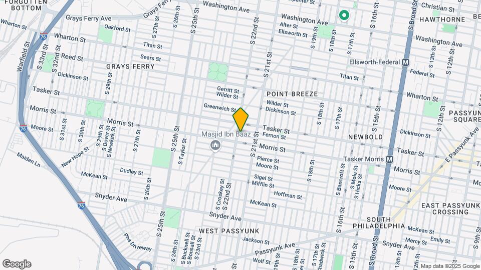 1625 S 22nd St Map and Location Details