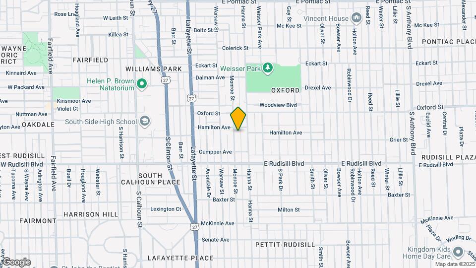 3613 S Monroe St Map and Location Details