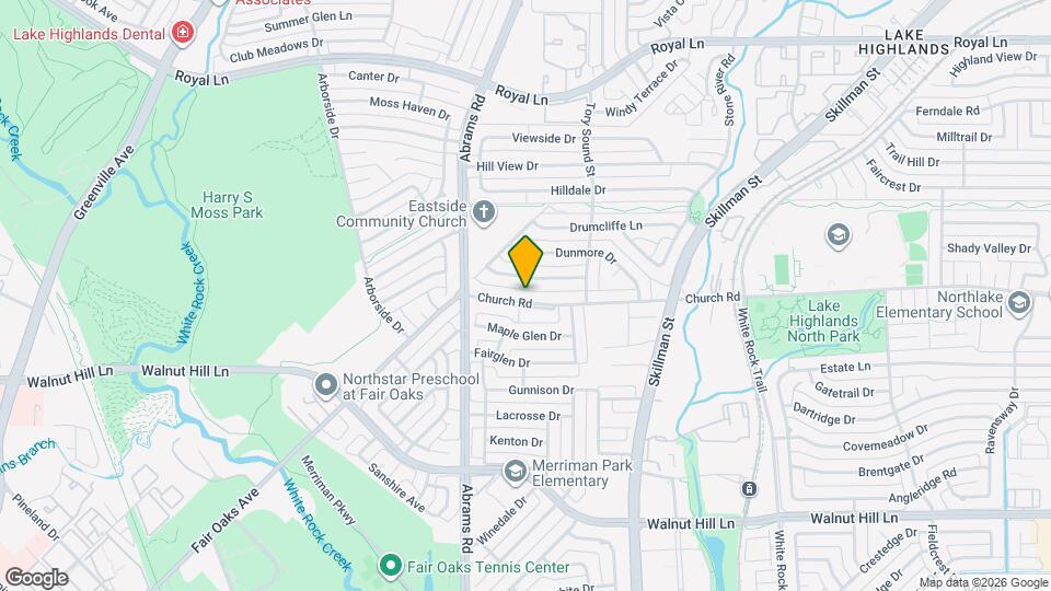 9029 Church Rd Map and Location Details