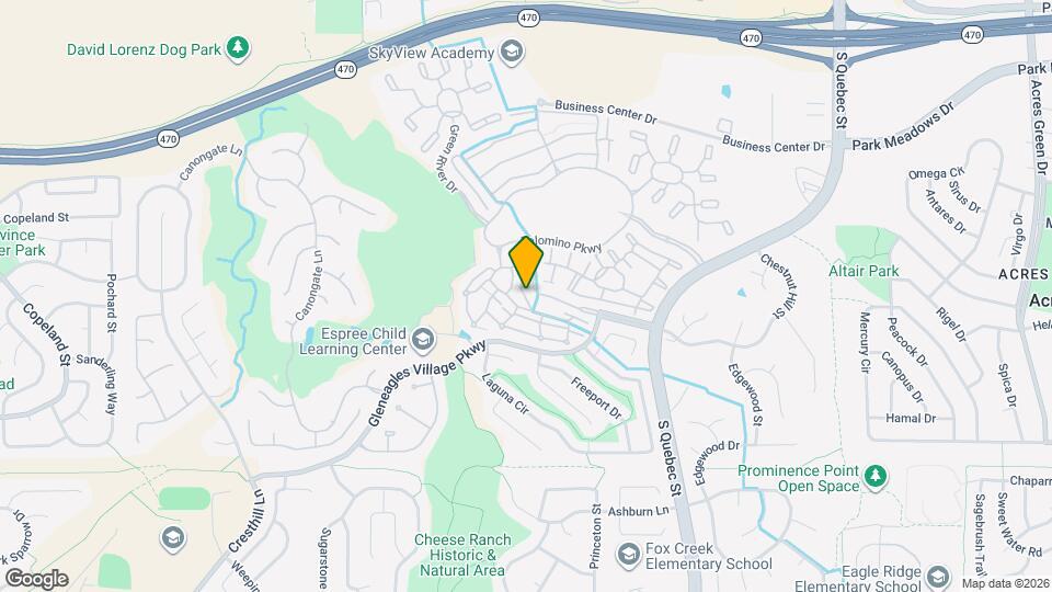 644 Silver Mesa Dr Map and Location Details