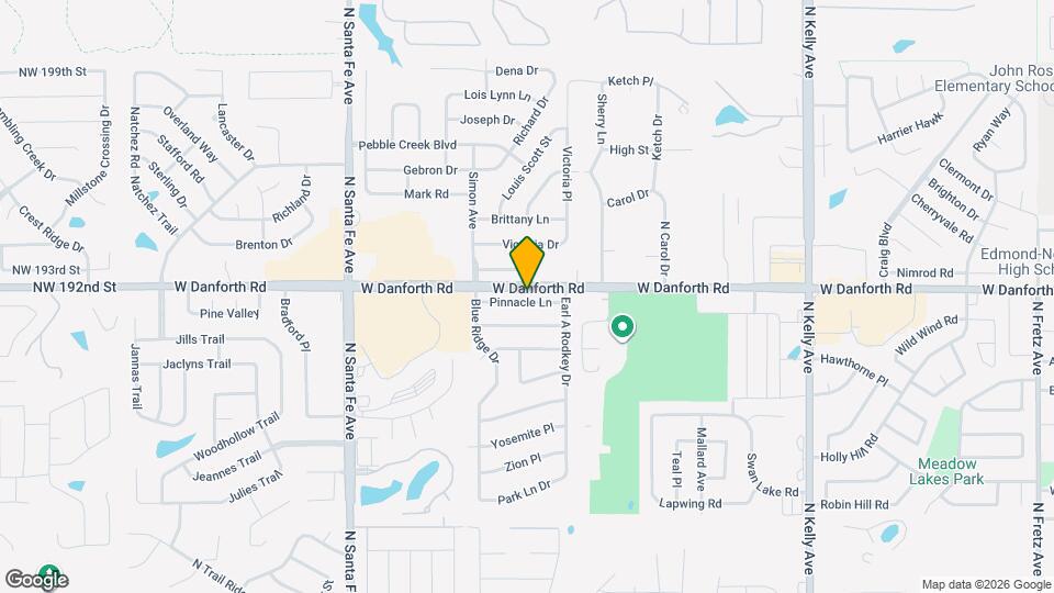 1717 Pinnacle Ln Map and Location Details