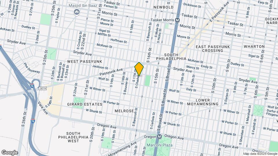 2217 S Chadwick St Map and Location Details