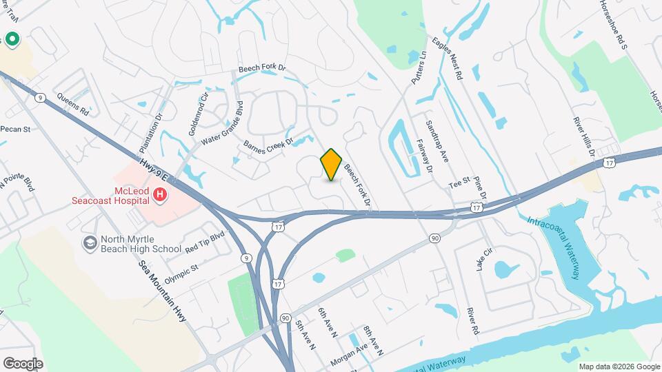 4434 Little River Inn Ln Map and Location Details