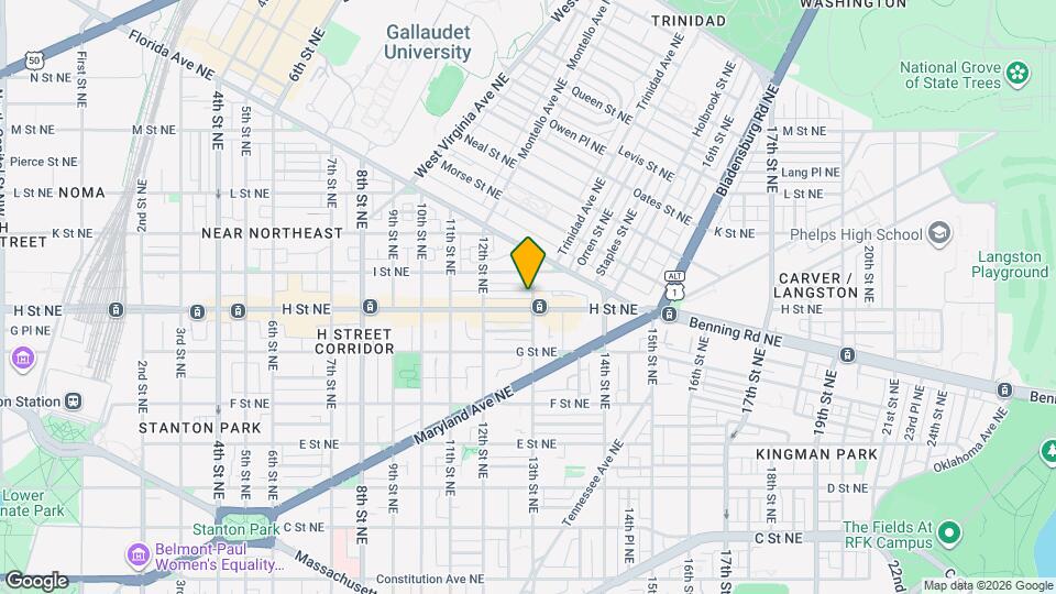 810 13th St NE Map and Location Details