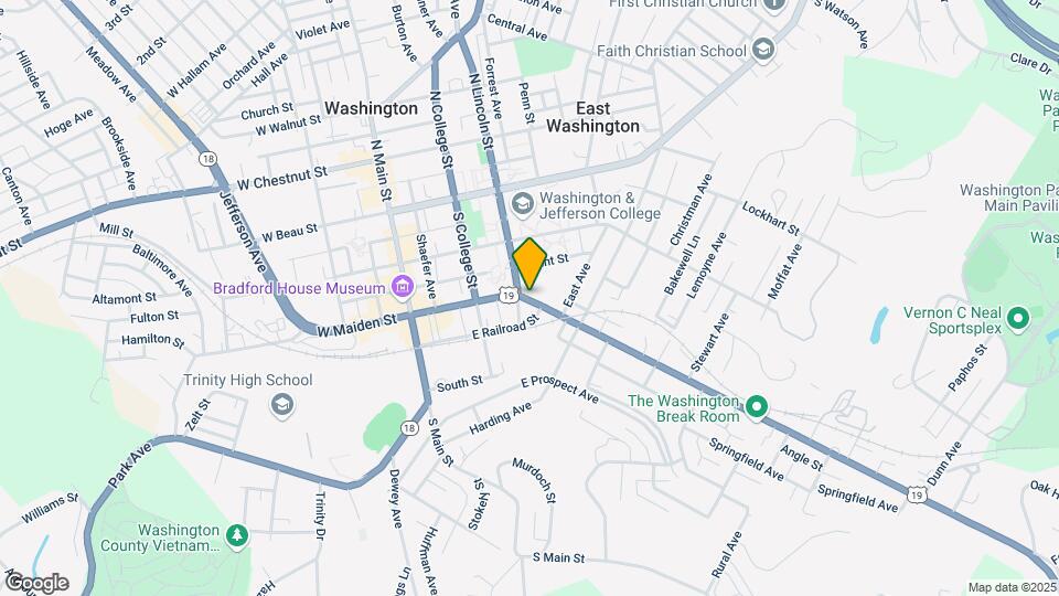 217 E Maiden St Map and Location Details