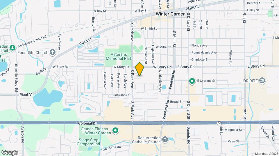 224 W Cypress St Map and Location Details