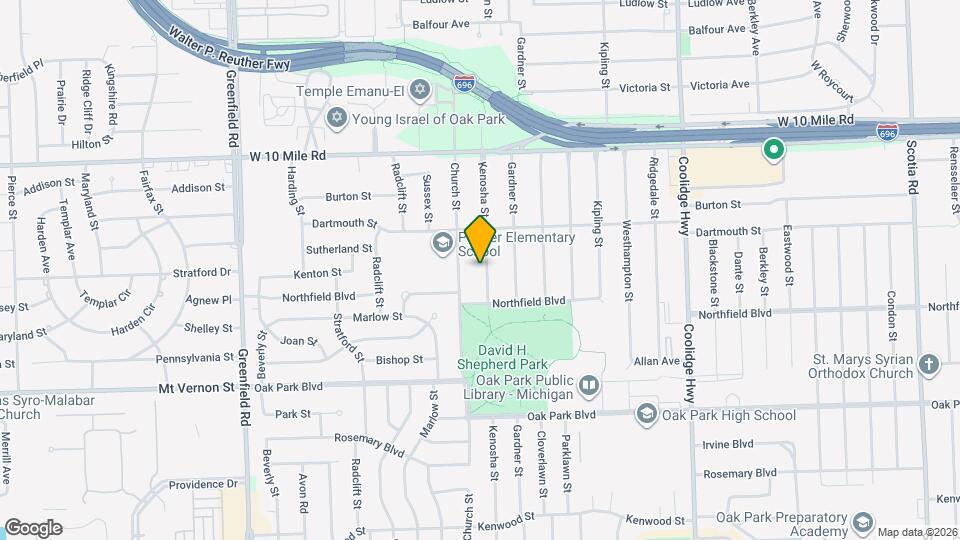 24271 Kenosha St Map and Location Details