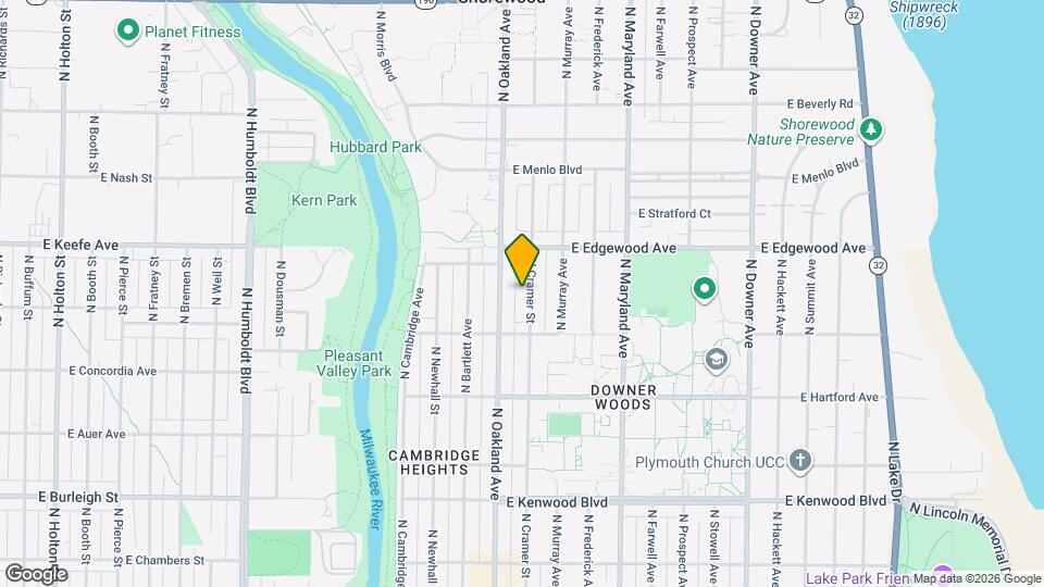 3445 N Cramer St, Unit 1st floor Map and Location Details