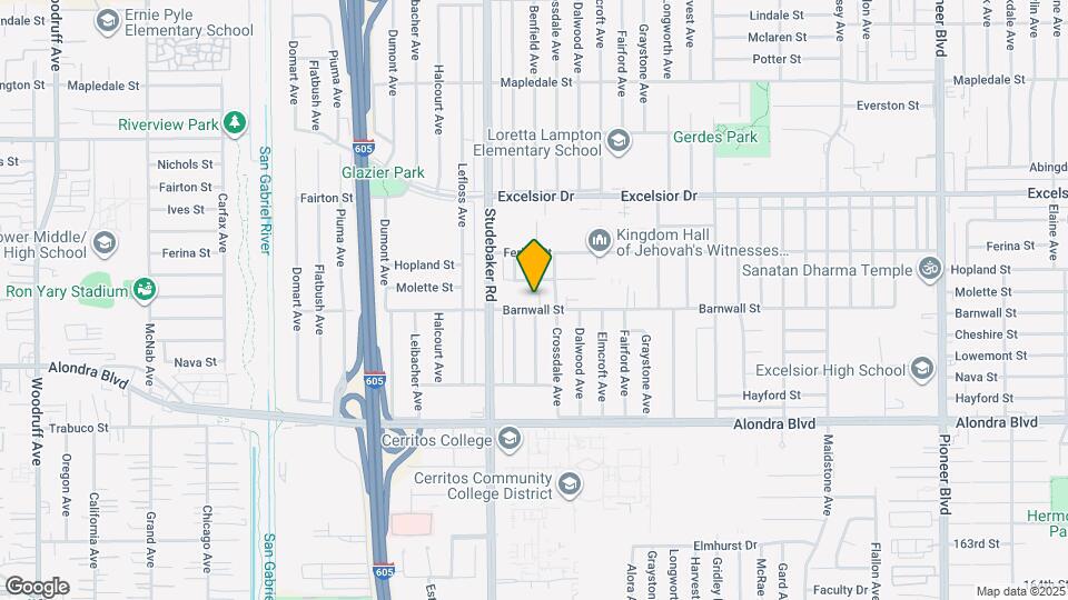 11051 Barnwall St Map and Location Details