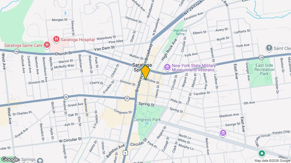 16 Caroline St, Unit 6 Map and Location Details