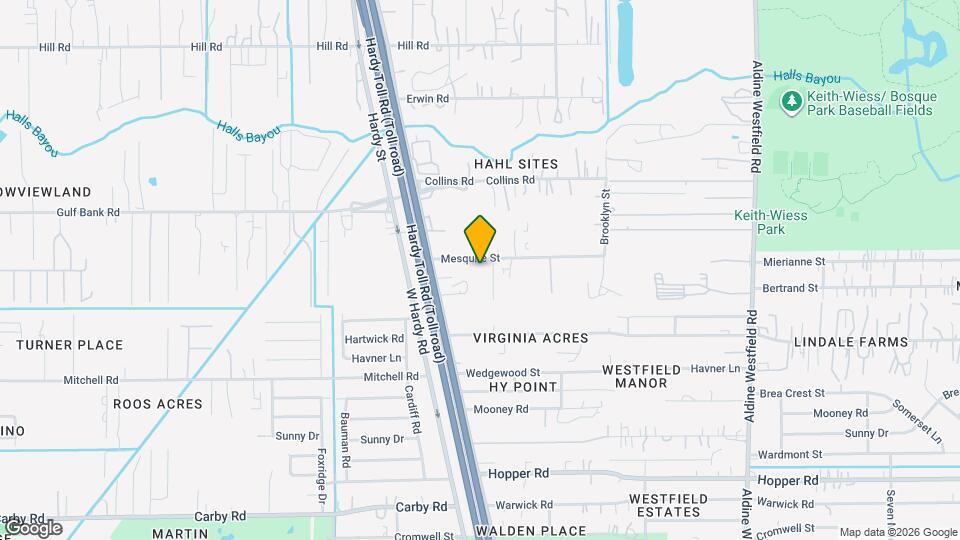 1450 Mesquite St Map and Location Details