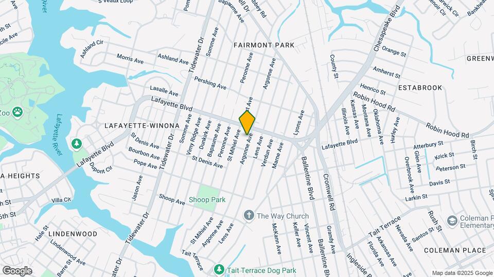 3117 Argonne Ave Map and Location Details