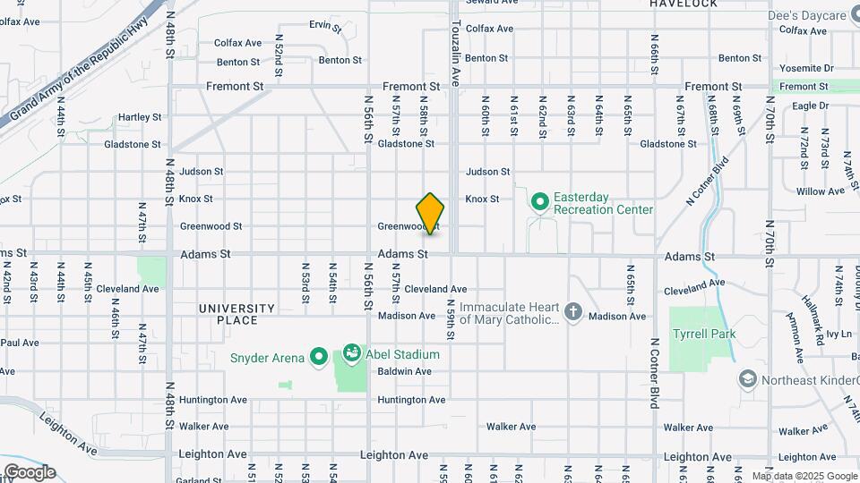 3020 N. 58th Street Mapa y Detalles de la Ubicación