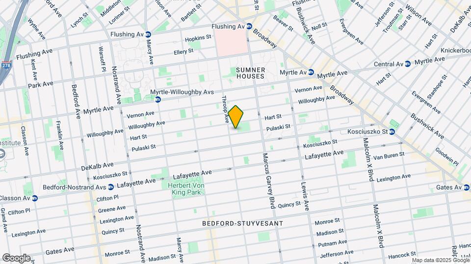 219 Pulaski St Mapa y Detalles de la Ubicación