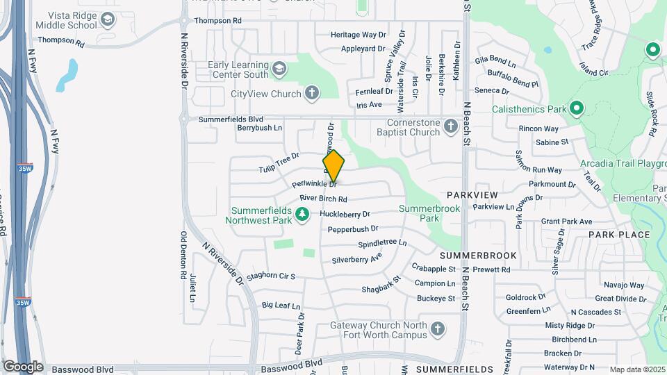 4108 Periwinkle Dr Mapa y Detalles de la Ubicación