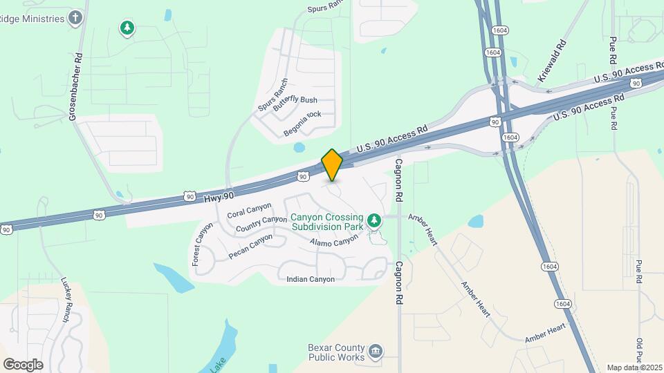 11014 Bluff Canyon Map and Location Details