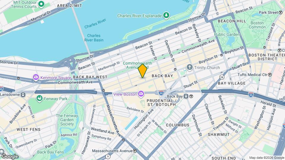 811 Boylston St Map and Location Details